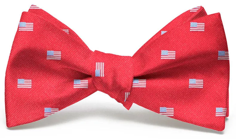 - Club: Tie Bow Bold Red Performance-optimized Flag American