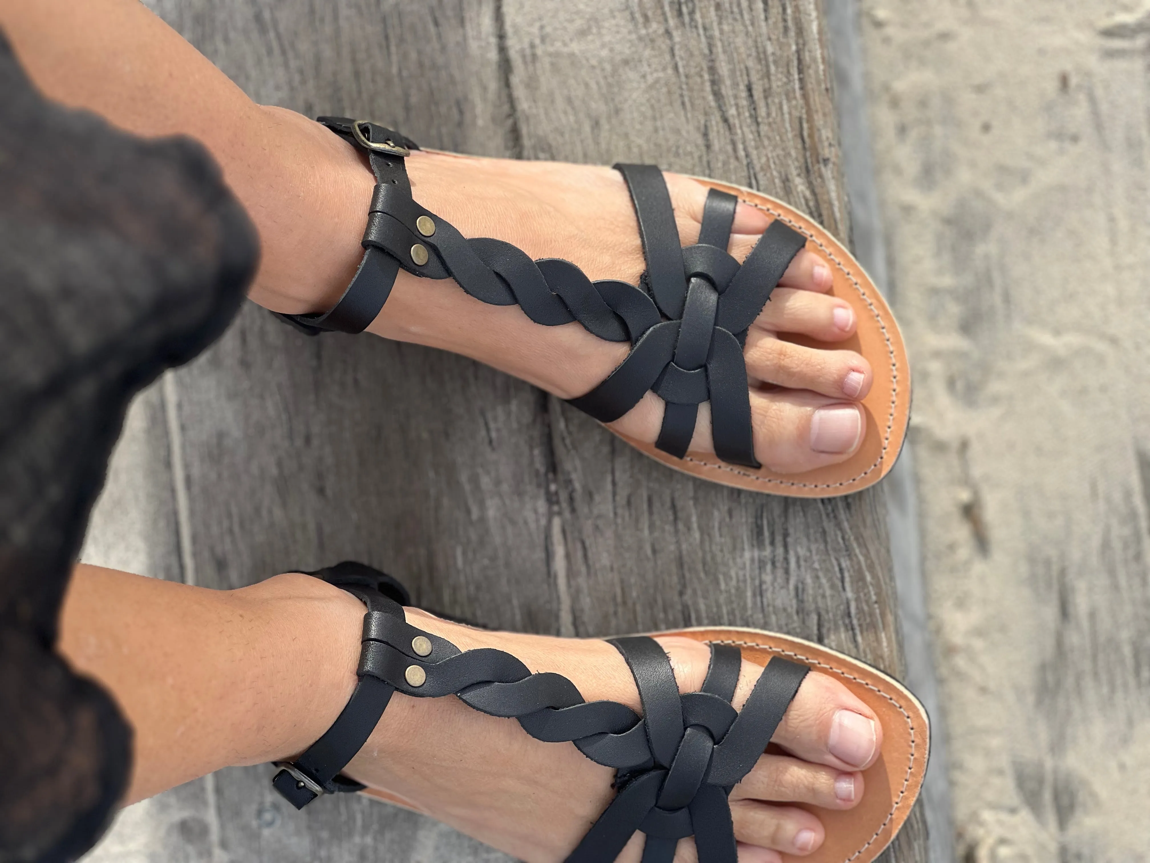 Alaia Sandal- Black
