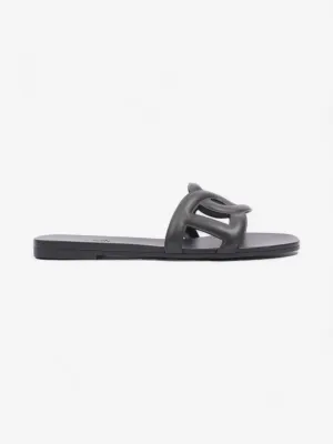 Aloha sandal Black Rubber EU 38 UK 5