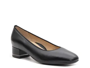 Ara Gabrielle 11838 Black Nappa Low Heel Pump