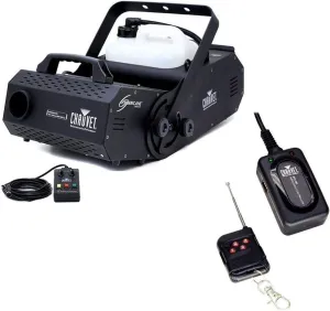 Audiosavings Bundle: Chauvet Hurricane H-1800 Flex Fog Machine Bundle with Chauvet FC-W Timer Wireless Remote (2 Items)