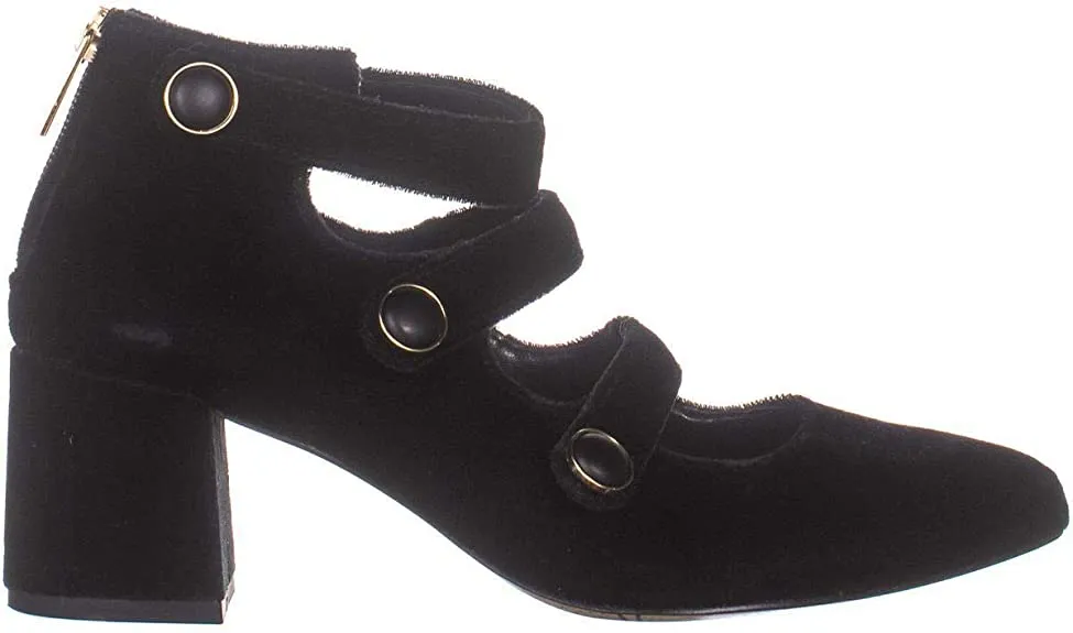 Bella Vita Women's Jolie II Pump, Black Velvet, 8.5 M US