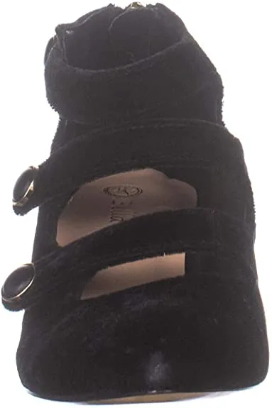 Bella Vita Women's Jolie II Pump, Black Velvet, 8.5 M US