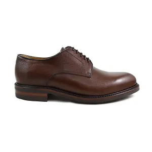 Berwick 1707 Country Grain Plain Derby Shoe (4169) Dark Brown