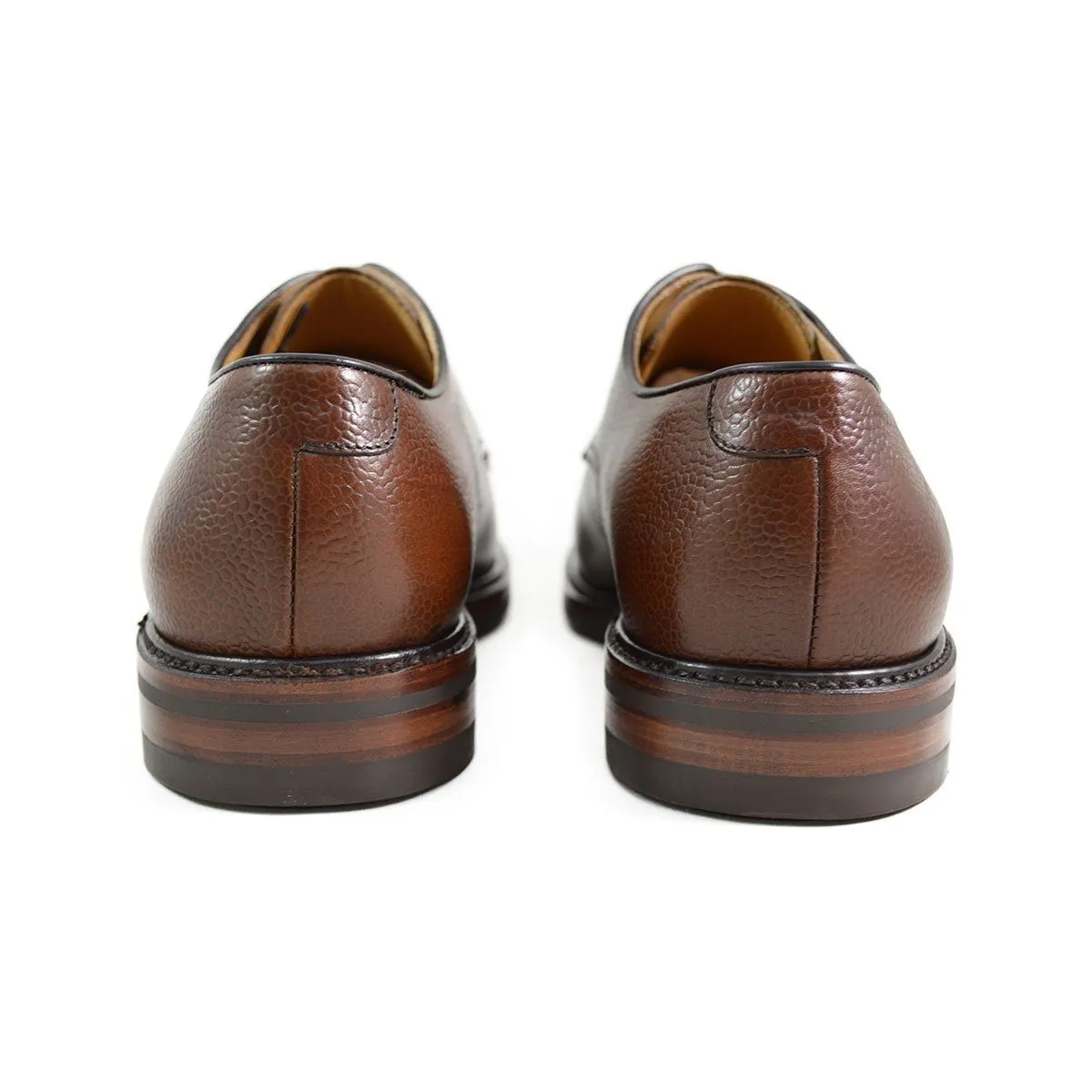 Berwick 1707 Country Grain Plain Derby Shoe (4169) Dark Brown