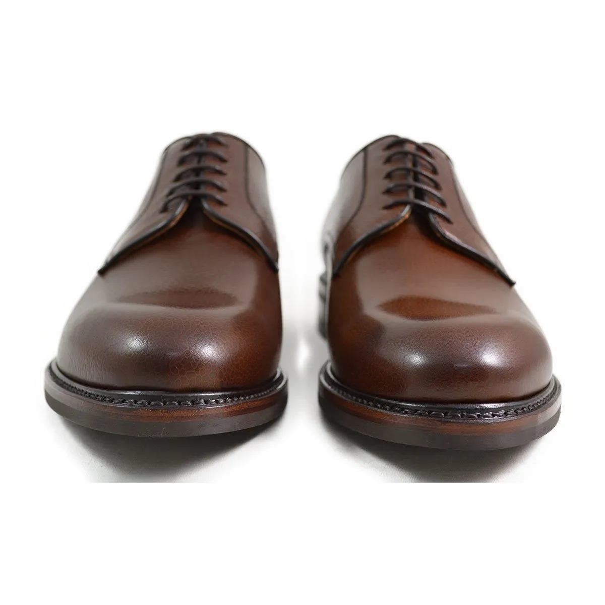 Berwick 1707 Country Grain Plain Derby Shoe (4169) Dark Brown