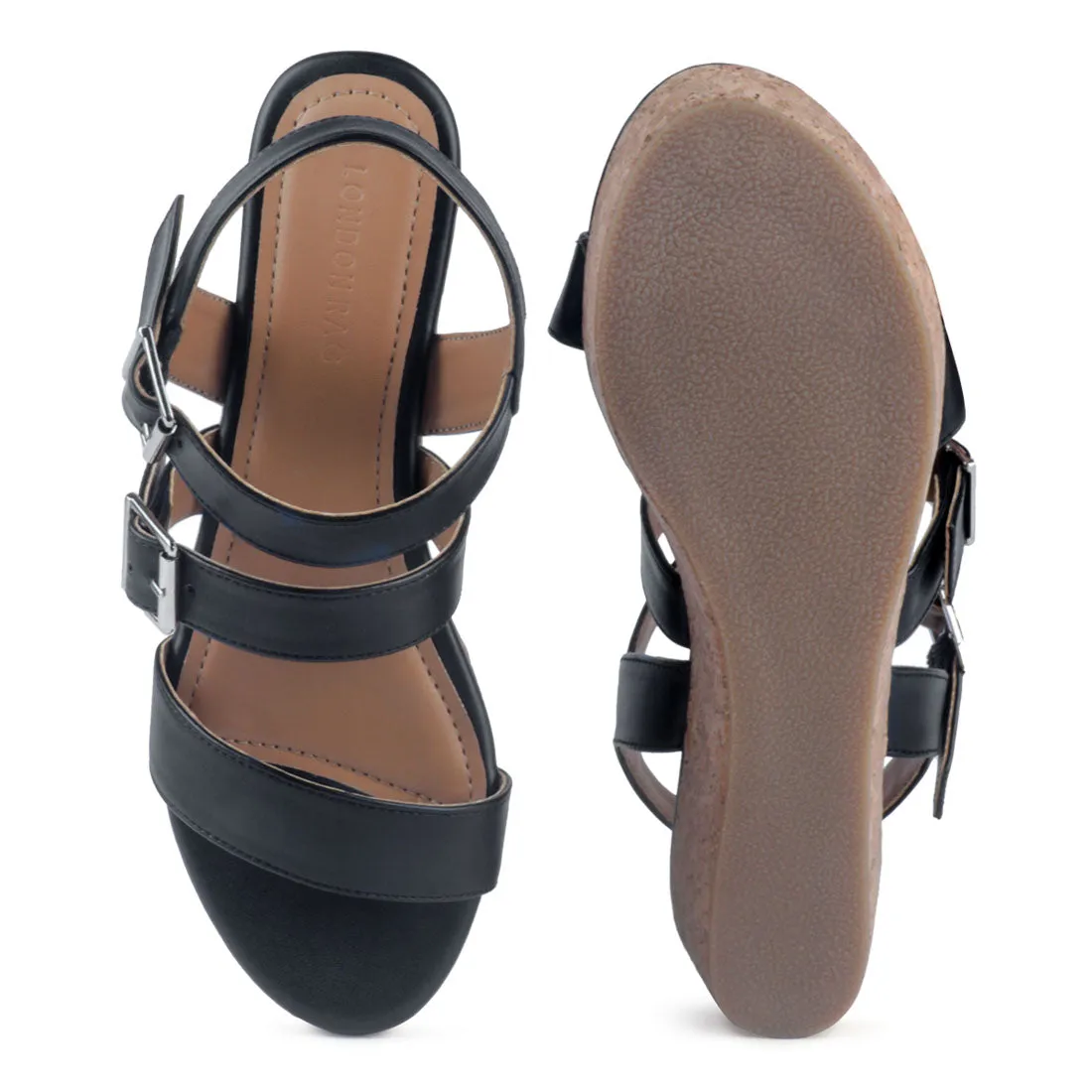 Black Platform Sandal
