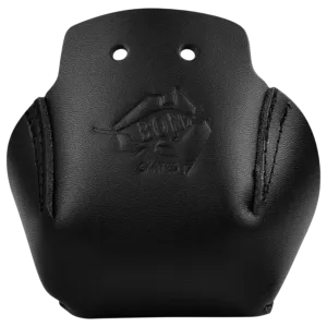 Bont - Black Stitched Leather Toe Cap Protectors - Sold In Pairs