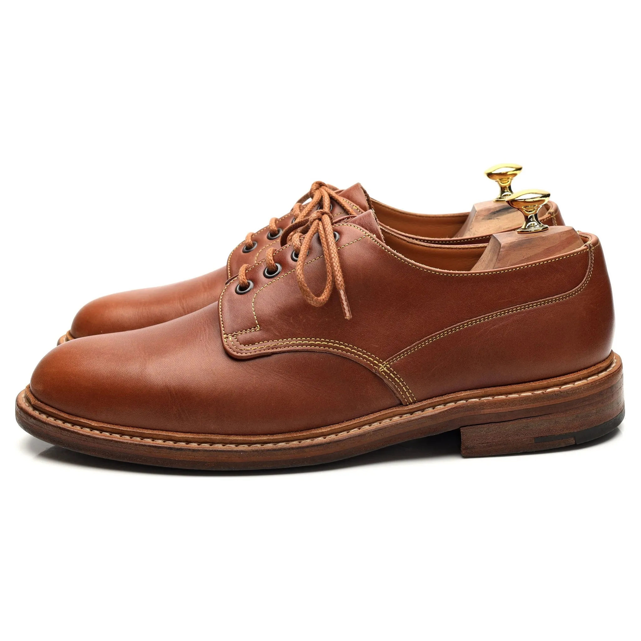 Brown Leather Derby UK  10 G