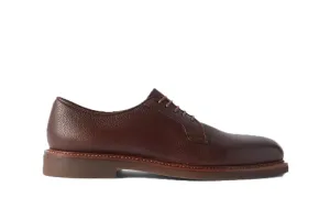 BRUNELLO CUCINELLI Full-Grain Leather Derby Shoes
