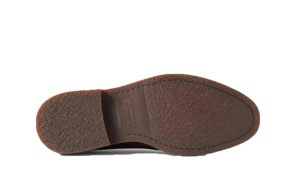 BRUNELLO CUCINELLI Full-Grain Leather Derby Shoes