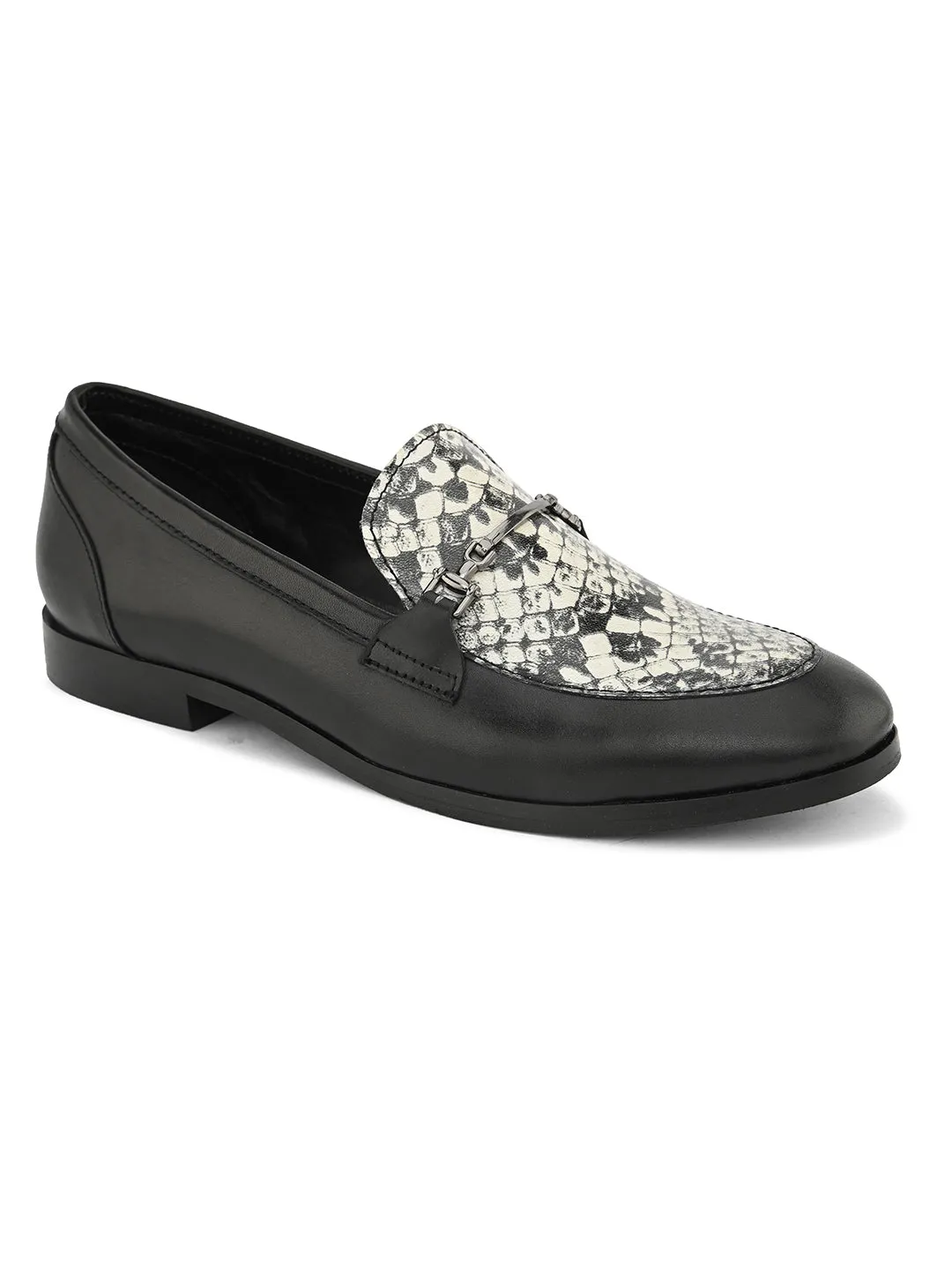 CARLO ROMANO BY WASAN BLACK COLOUR MOCCASIN SHOE FOR WOMEN