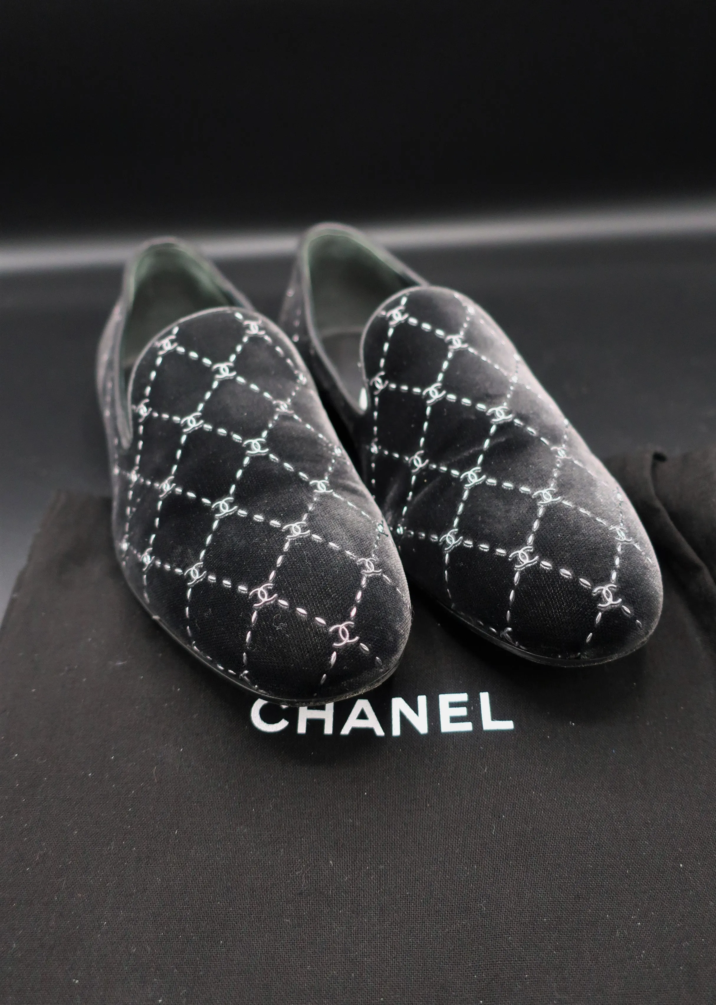 Chanel CC Loafer Flats