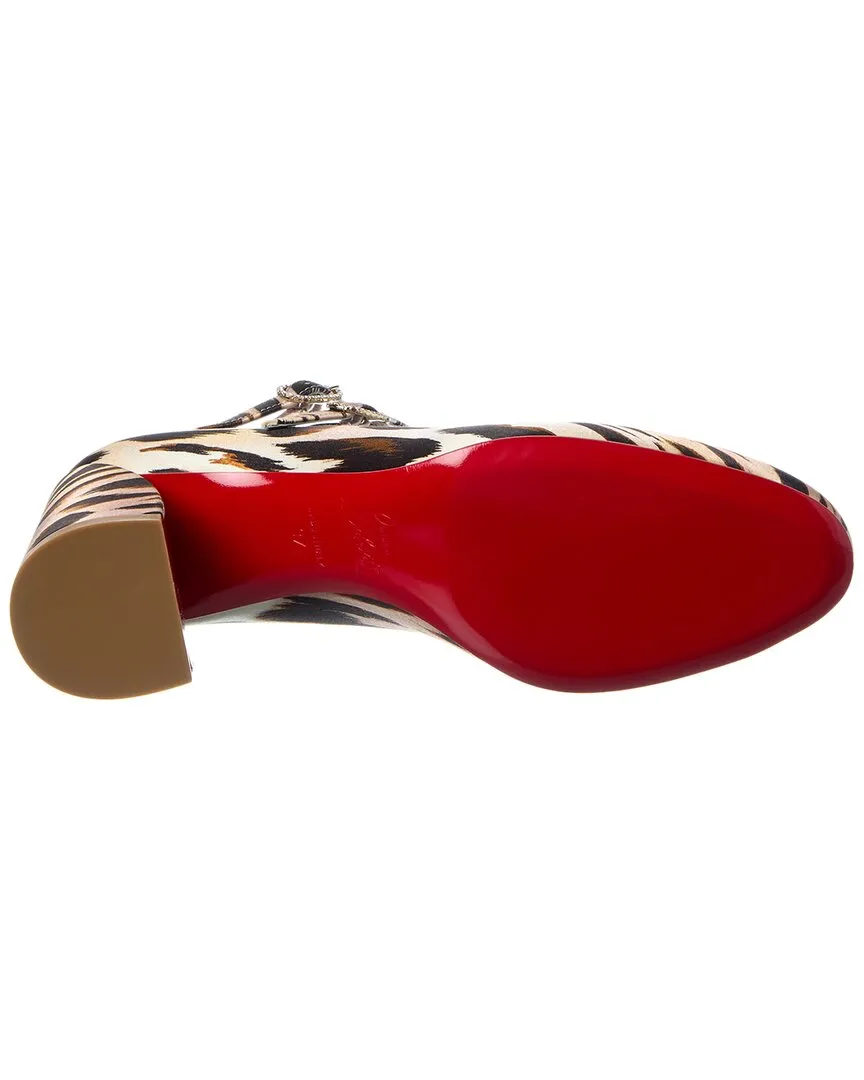 Christian Louboutin Miss Jane 55 Silk Pump