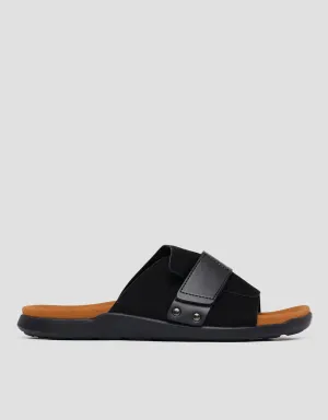 Cole Slipper Sandals Men Kyo:Black:39:Solid:Slipper Sandals