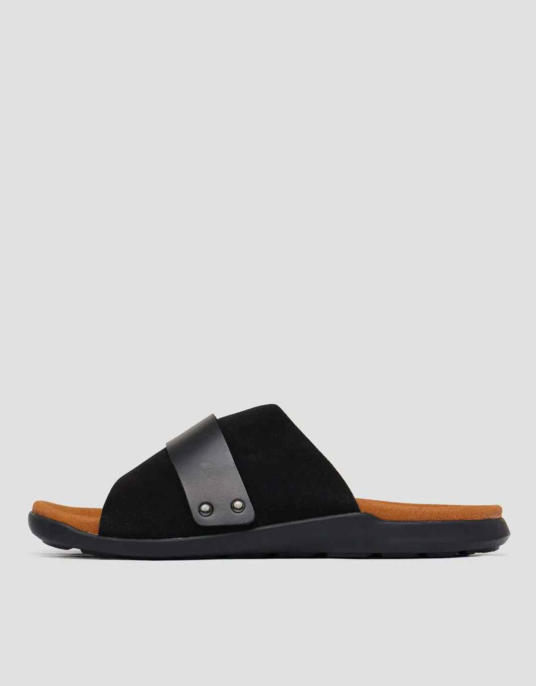 Cole Slipper Sandals Men Kyo:Black:39:Solid:Slipper Sandals