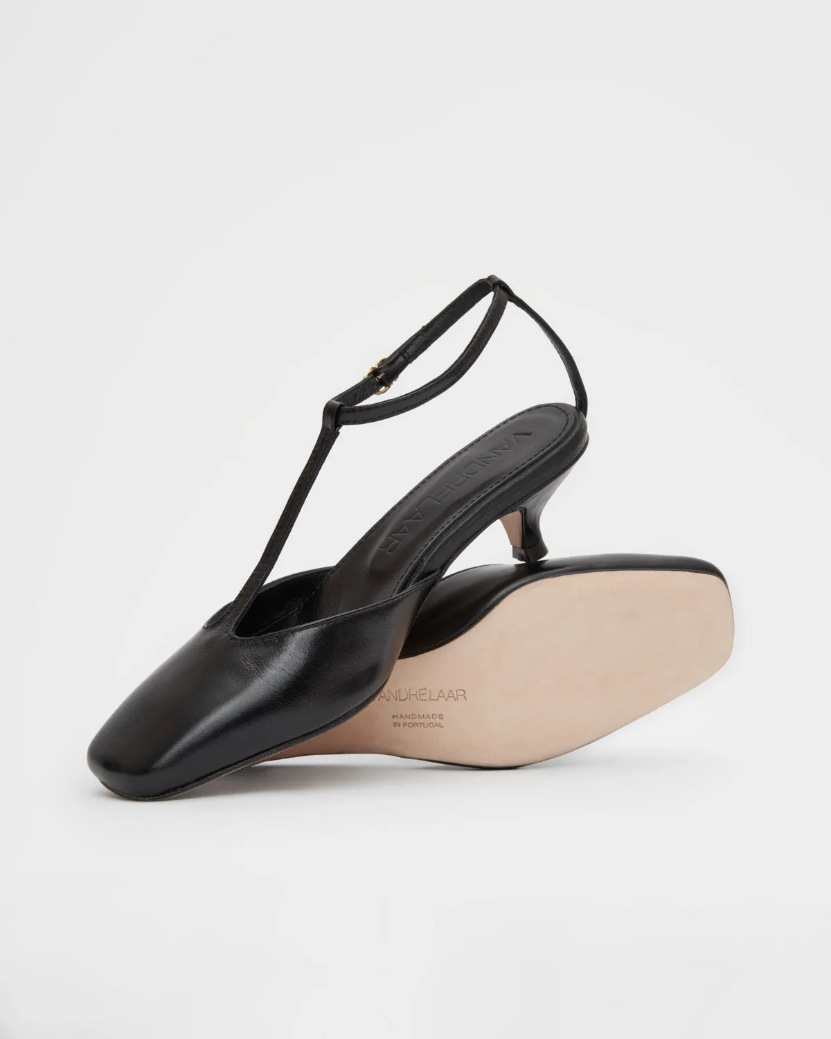 Constance Pump, Black Leather