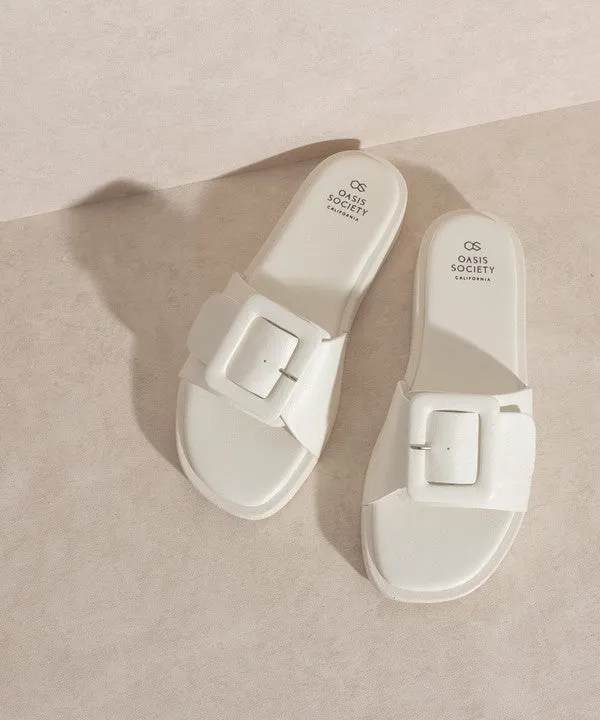 Daisy Big Buckle Slide