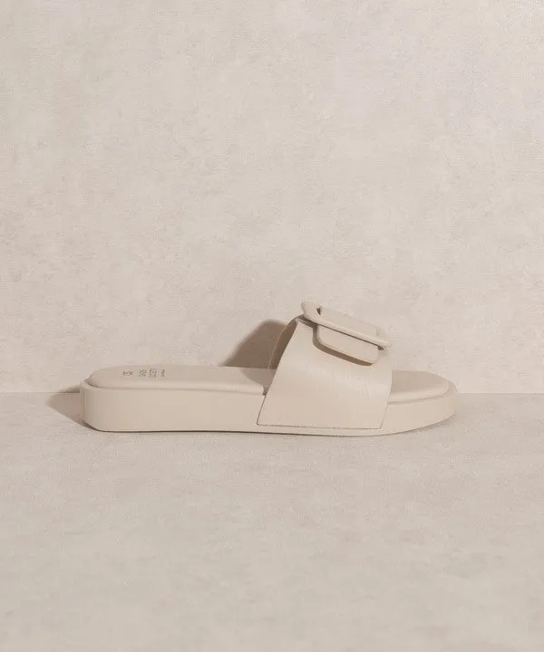 Daisy Big Buckle Slide