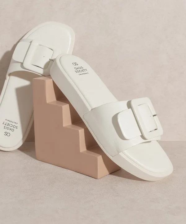 Daisy Big Buckle Slide