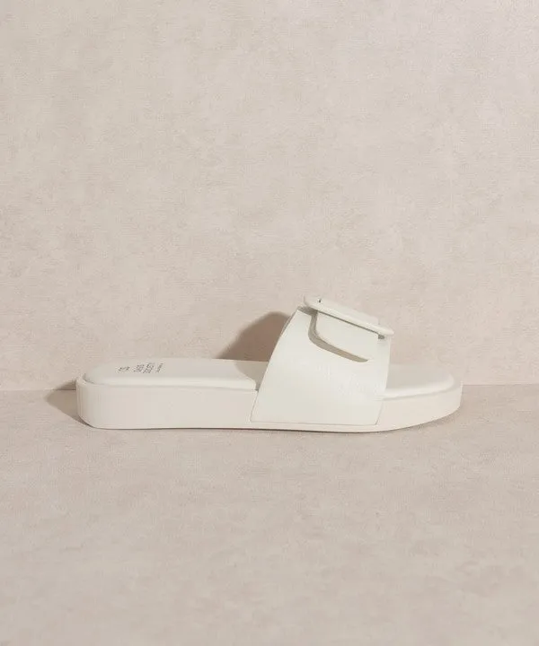 Daisy Big Buckle Slide
