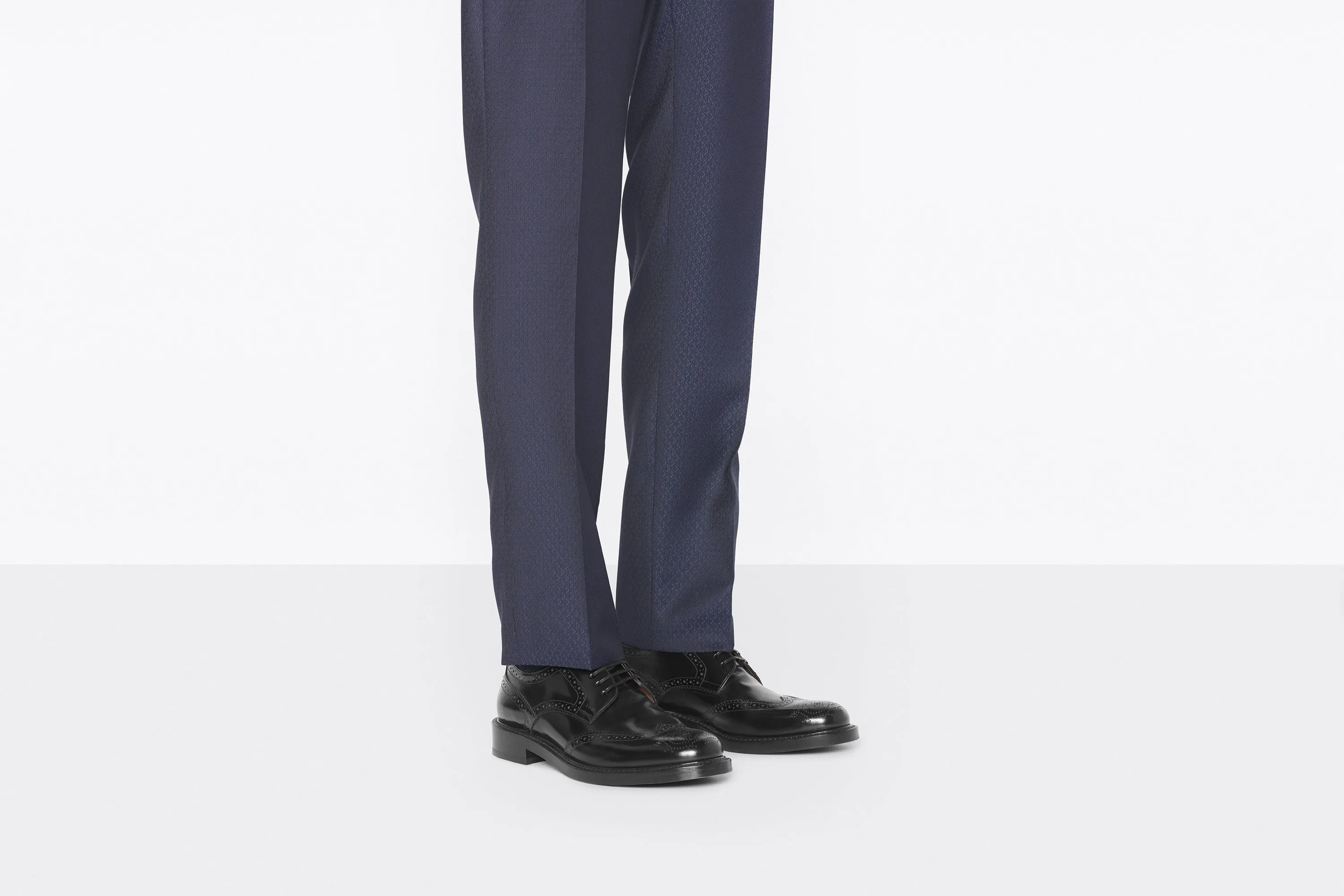 Dior Evidence Derby Brogue • Black Polished Calfskin