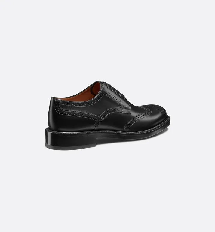Dior Evidence Derby Brogue • Black Polished Calfskin