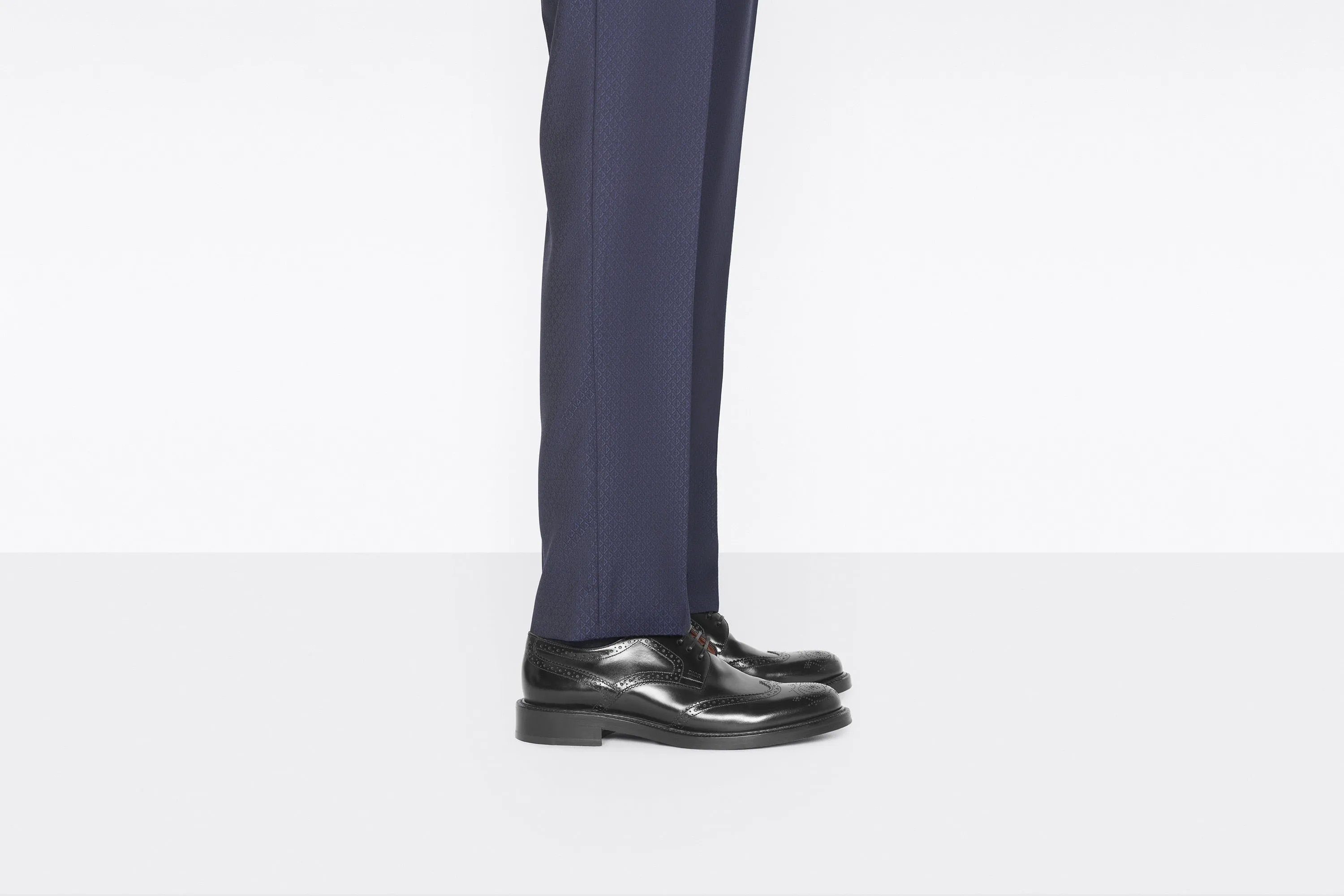 Dior Evidence Derby Brogue • Black Polished Calfskin