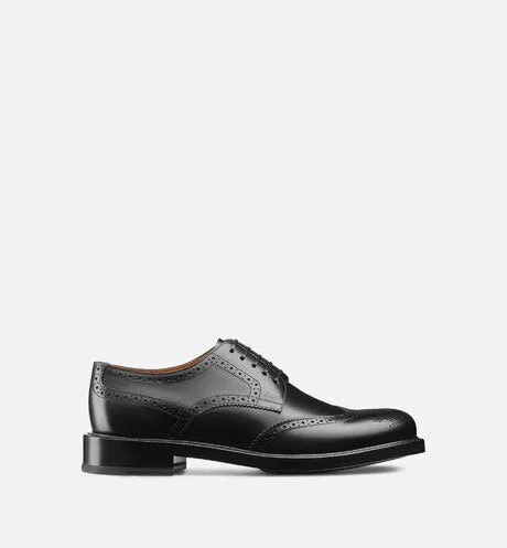 Dior Evidence Derby Brogue • Black Polished Calfskin