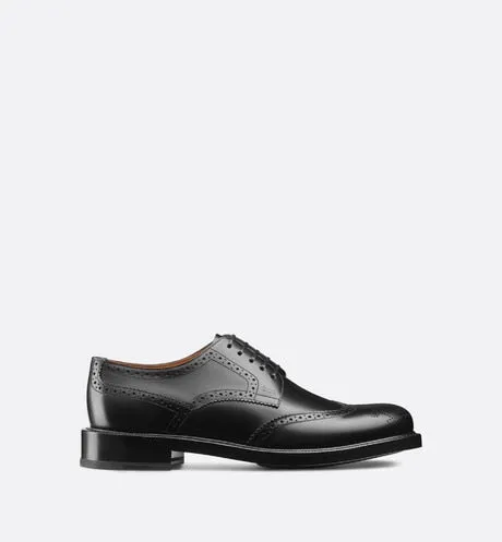 Dior Evidence Derby Brogue • Black Polished Calfskin