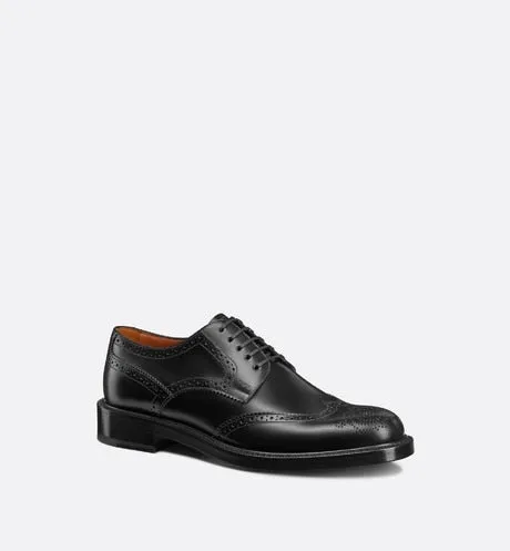 Dior Evidence Derby Brogue • Black Polished Calfskin