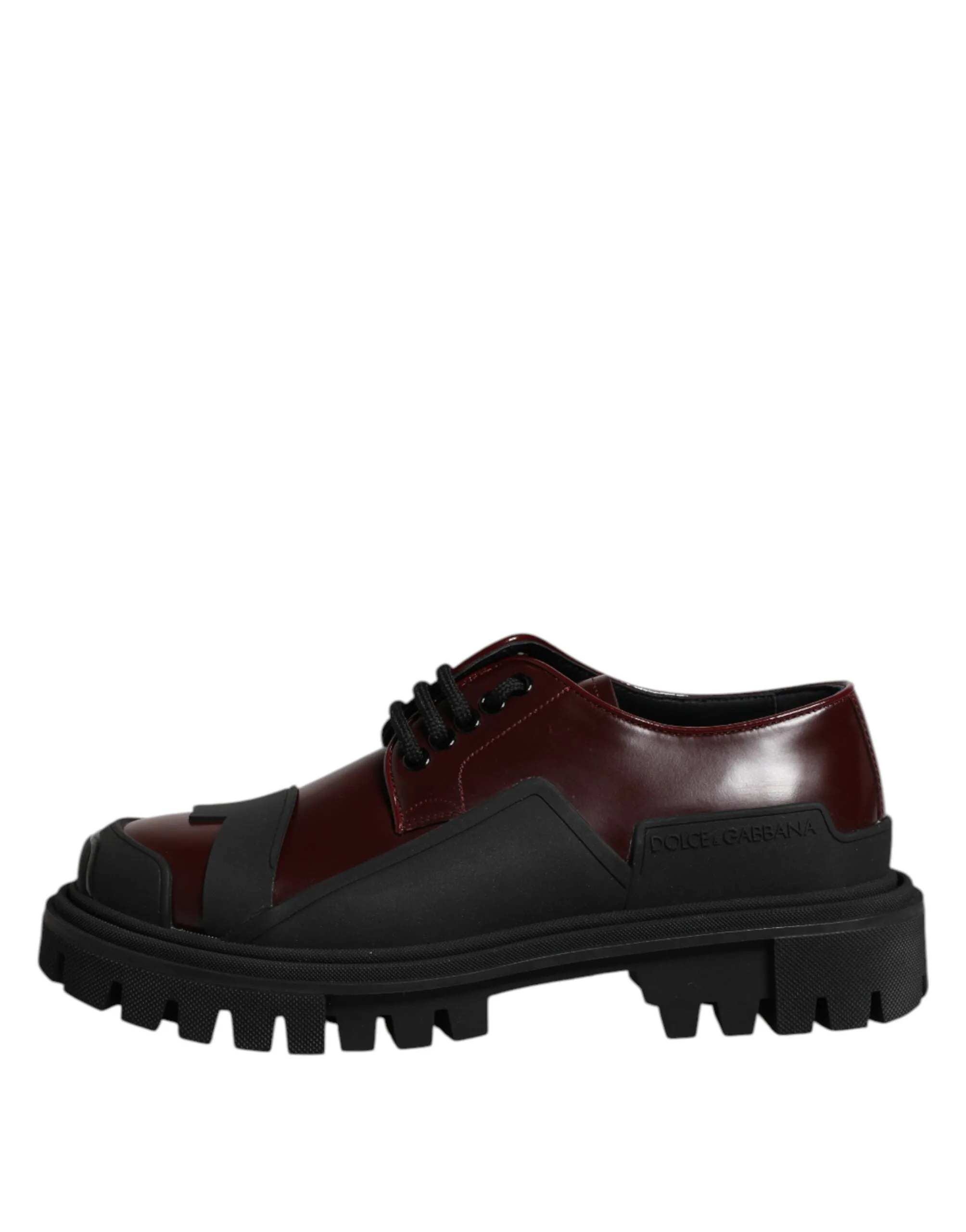 Dolce Lace Up Discounted coupons Gabbana Trekking & Red Leather Hot-ticket item Dress Shoes