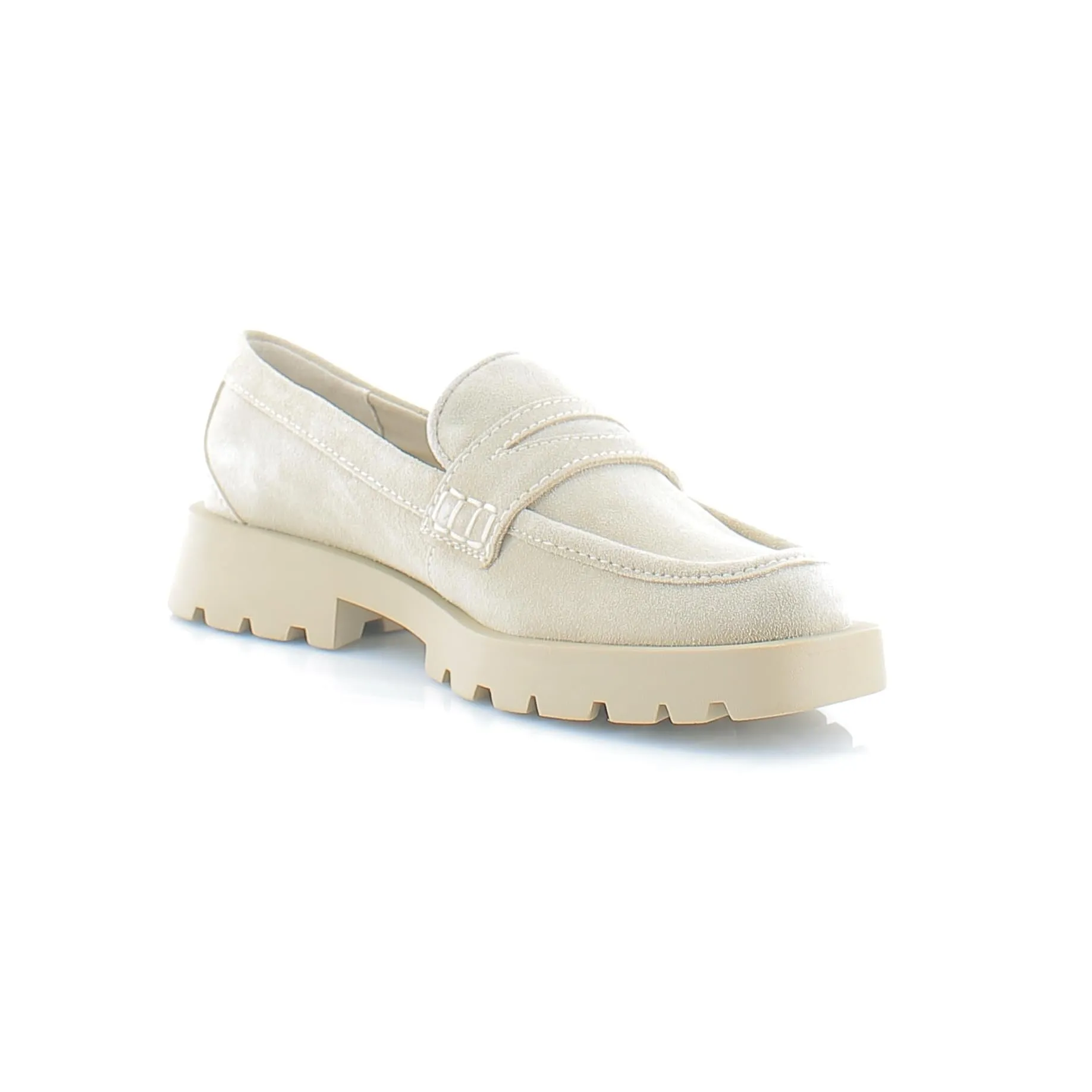 Dolce Vita Women's Elias Loafer, Dune Suede, 9.5