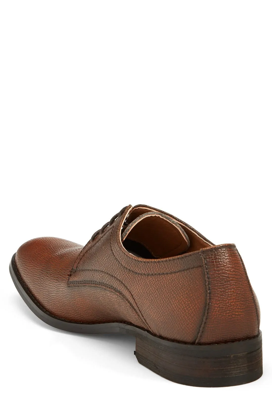 'Duff' Plain Toe Leather Derby (Men)