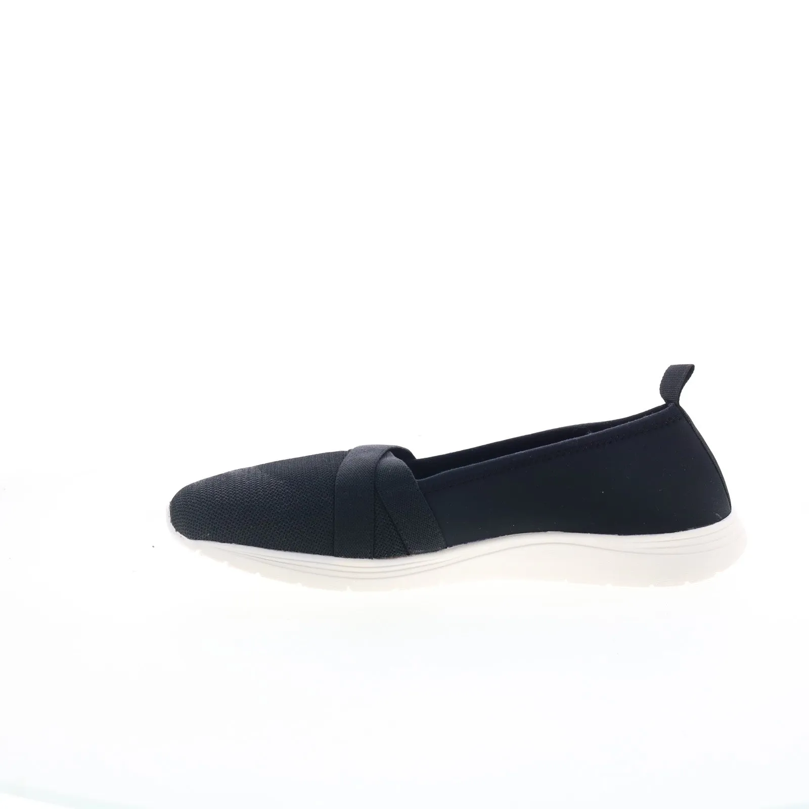Easy Spirit Lorie 2 SELORIE2 Womens Black Mesh Loafer Flats Shoes