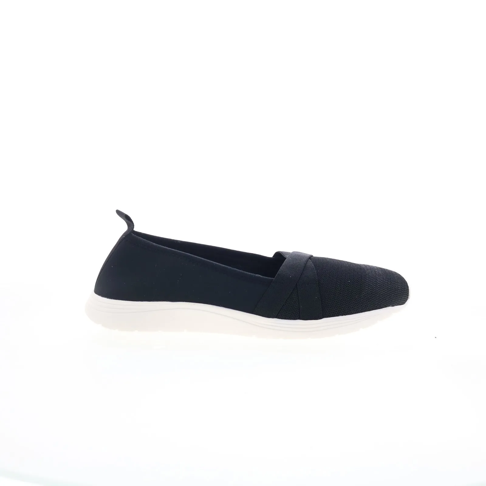 Easy Spirit Lorie 2 SELORIE2 Womens Black Mesh Loafer Flats Shoes