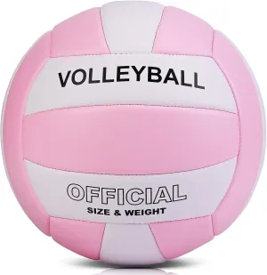 EVZOM Super Soft Beach Volleyball - Official Size 5 for Outdoor/Indoor/Pool/Gym/Training - Premium Sports Ball