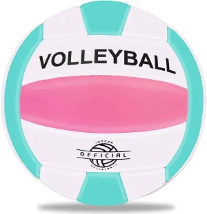 EVZOM Super Soft Beach Volleyball - Official Size 5 for Outdoor/Indoor/Pool/Gym/Training - Premium Sports Ball