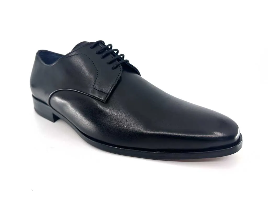 Fabio Black Men's Leather Derby Shoes