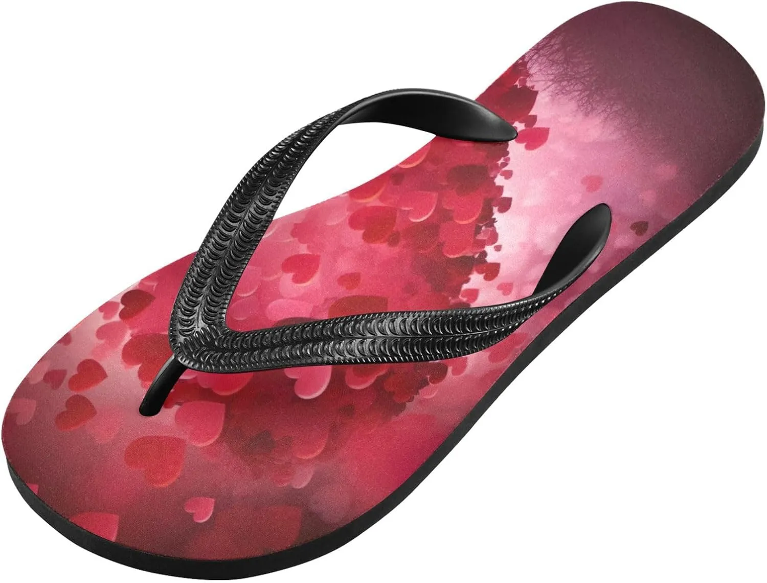 Flip Flop Sandal for Men Women Romantic Love Summer Thong Sandal Beach Water Shoes,XS