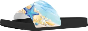 Forchrinse Colorful Tie Dye Butterfly Mens Womens Slide Sandals Lightweight Open Toe Slippers Comfort Slides for Indoor Outdoor