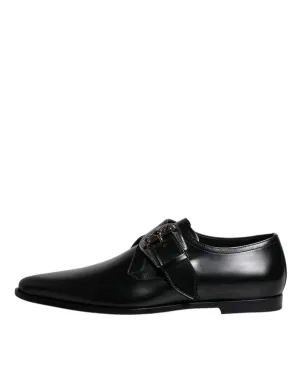 Formal & Derby Dolce Gabbana Shoes Monk Leather Big ticket savings Black Strap Only available now