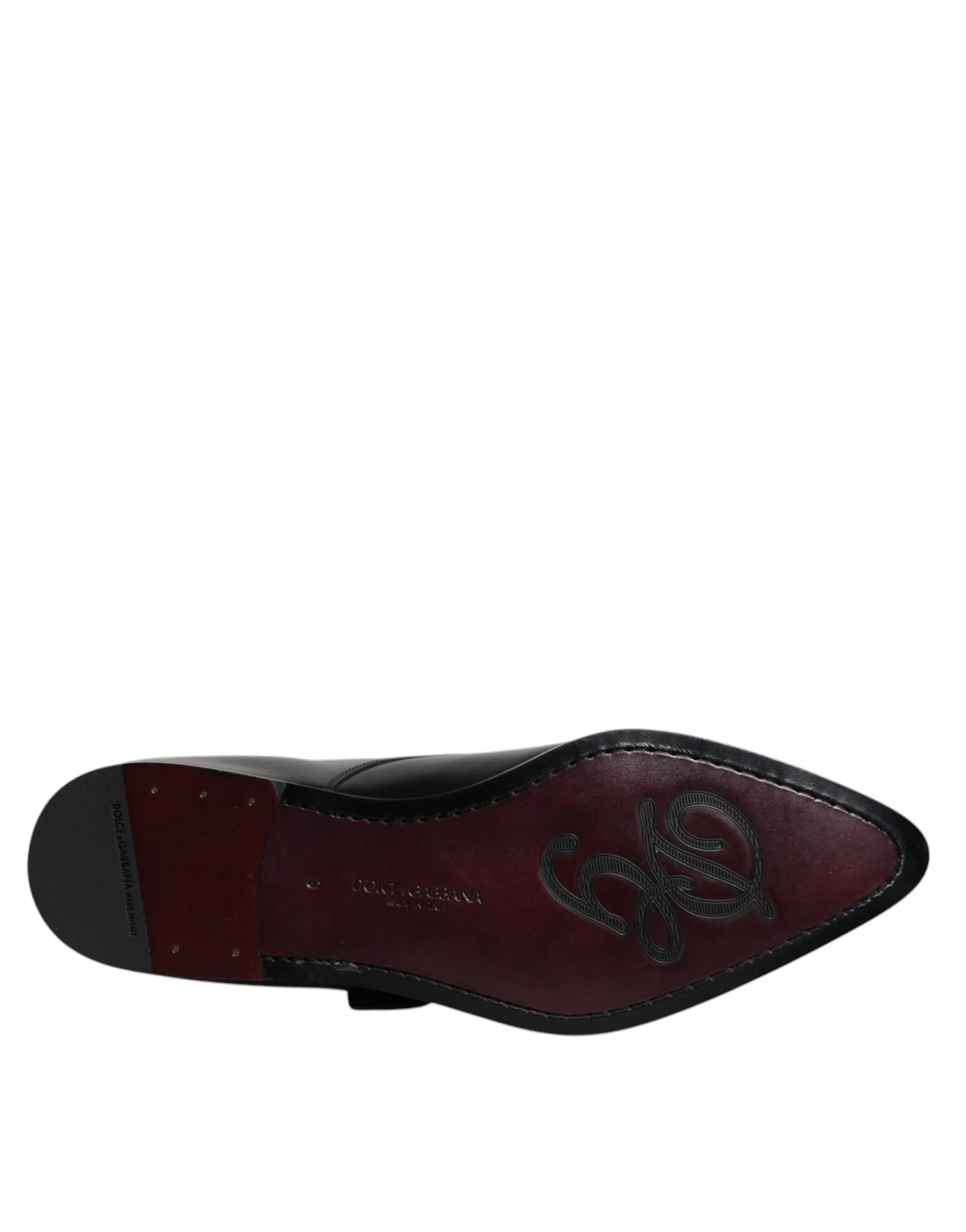 Formal & Derby Dolce Gabbana Shoes Monk Leather Big ticket savings Black Strap Only available now