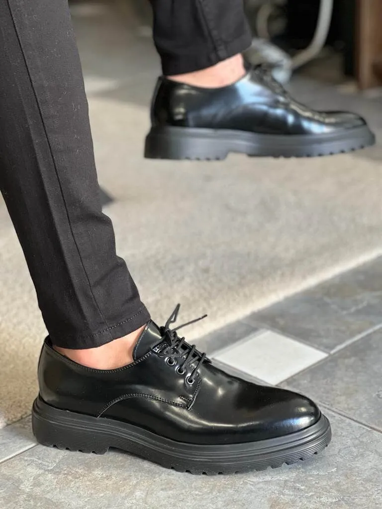 Formal Black Derby Shoe