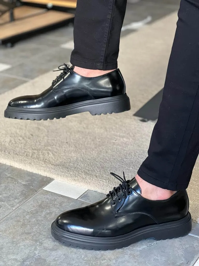 Formal Black Derby Shoe