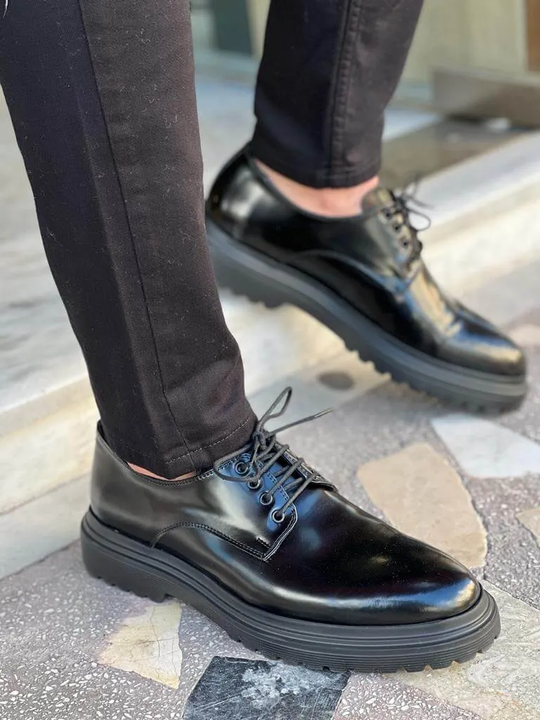 Formal Black Derby Shoe