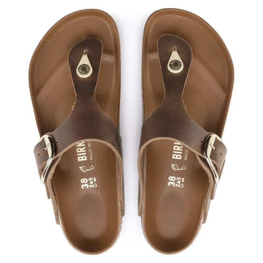Gizeh Big Buckle Cognac Leather