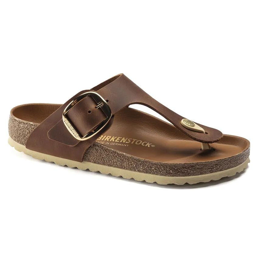 Gizeh Big Buckle Cognac Leather