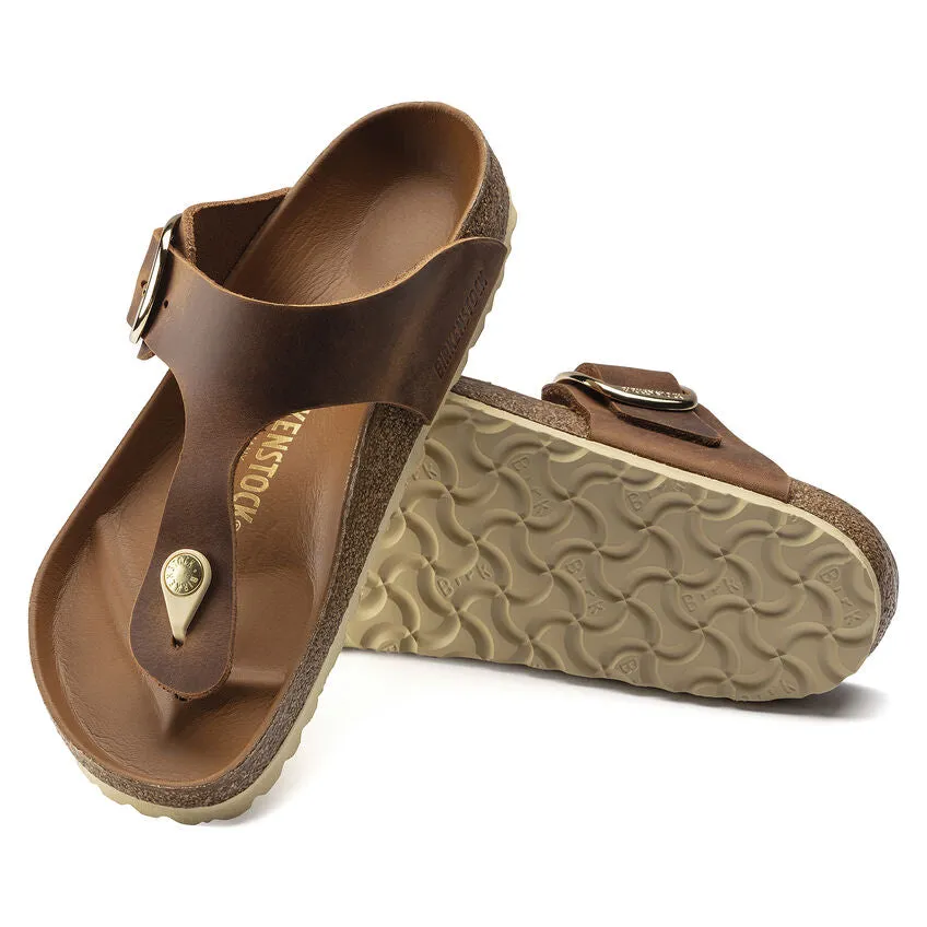 Gizeh Big Buckle Cognac Leather