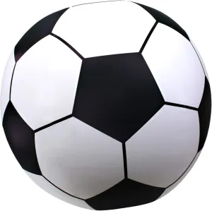 GoFloats Giant Inflatable Soccer Ball - Made From Premium Raft Grade Vinyl, Black & White 2.5 ft